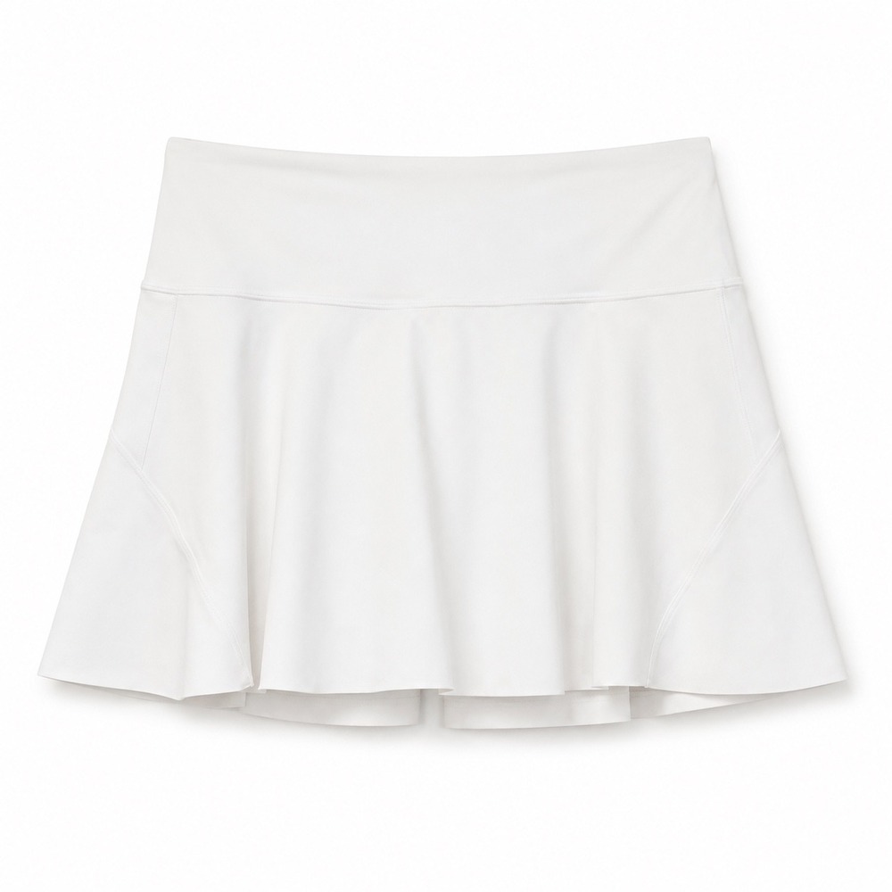 Athleta Ace Tennis Skort 13.5 Skirt Womens Size M White Athletic Golf Sports